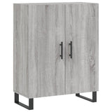 Sonoma high sideboard gray 69.5x34x180 cm Engineered wood