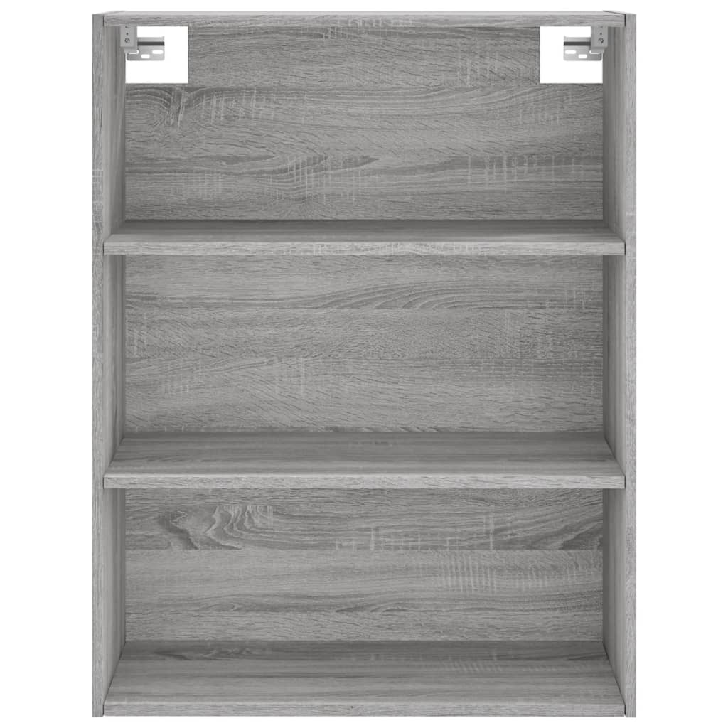 Sonoma hohes Sideboard grau 69,5x34x180 cm Holzwerkstoff