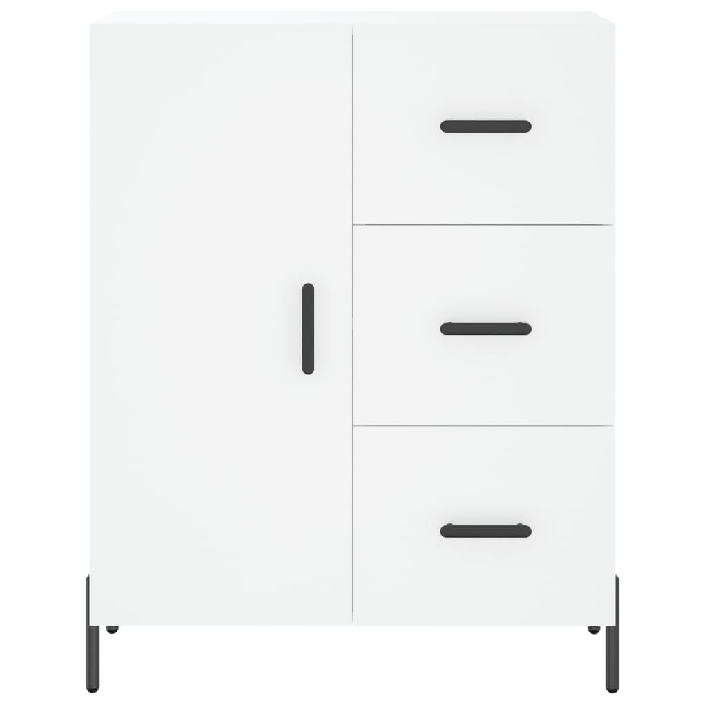 High sideboard White 69.5x34x180 cm Engineered wood