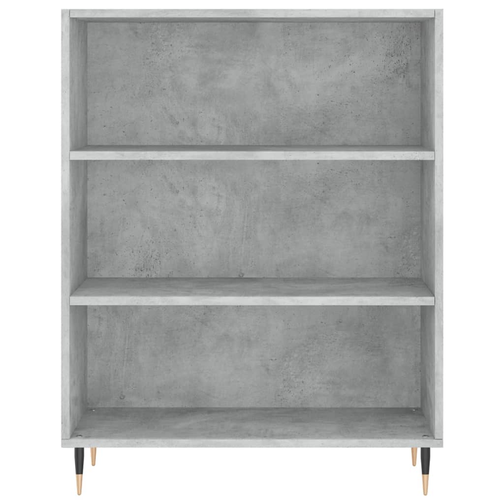 Concrete gray sideboard 69.5x32.5x180 cm engineered wood