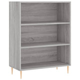 Buffet sonoma gris 69,5x32,5x180 cm bois d'ingénierie