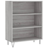 Buffet sonoma gris 69,5x32,5x180 cm bois d'ingénierie