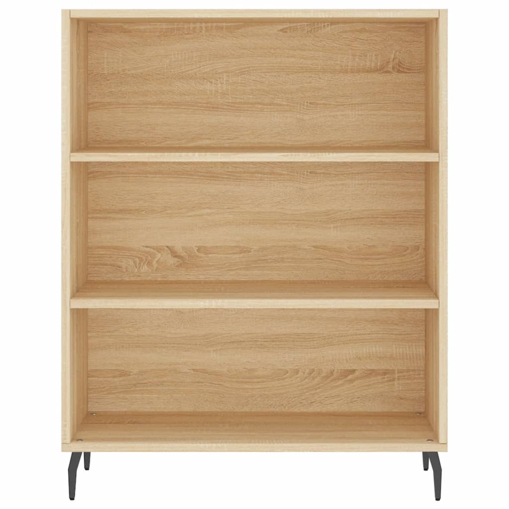 Sonoma oak sideboard 69.5x32.5x180 cm engineered wood