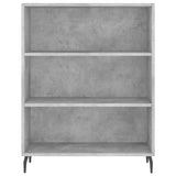 Concrete gray sideboard 69.5x32.5x180 cm engineered wood