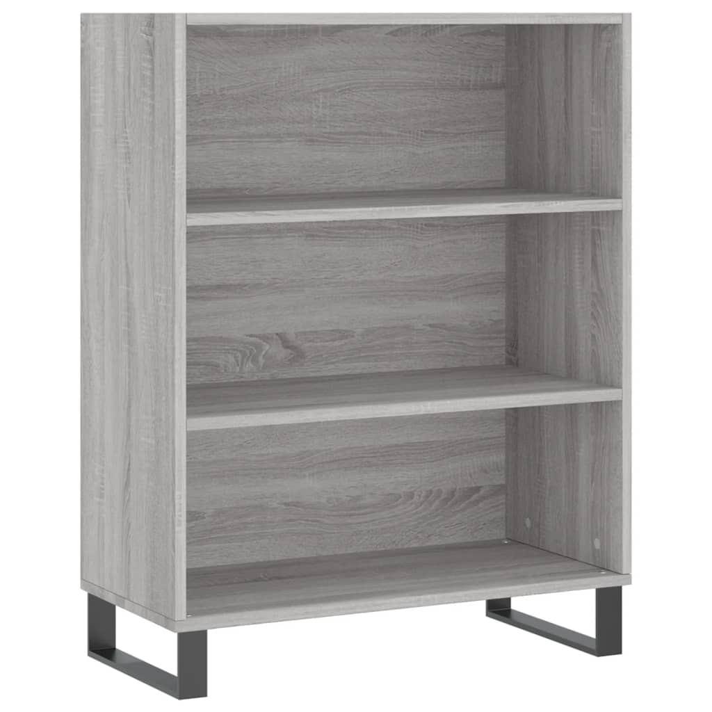 Buffet sonoma gris 69,5x32,5x180 cm bois d'ingénierie