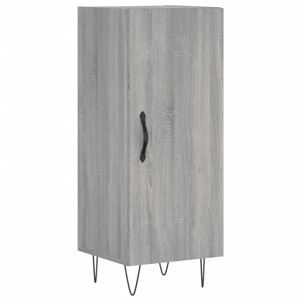 Buffet haut Sonoma gris 34,5x34x180 cm Bois d'ingénierie