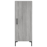 Buffet haut Sonoma gris 34,5x34x180 cm Bois d'ingénierie