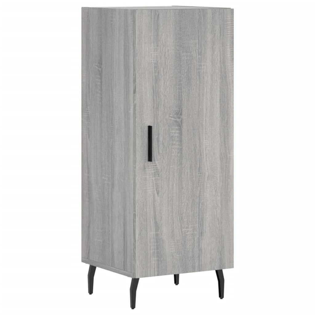 Buffet haut Sonoma gris 34,5x34x180 cm Bois d'ingénierie