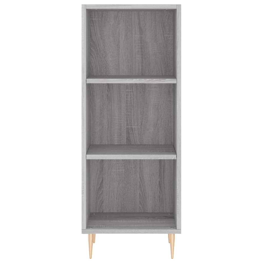 Buffet haut Sonoma gris 34,5x32,5x180 cm Bois d'ingénierie