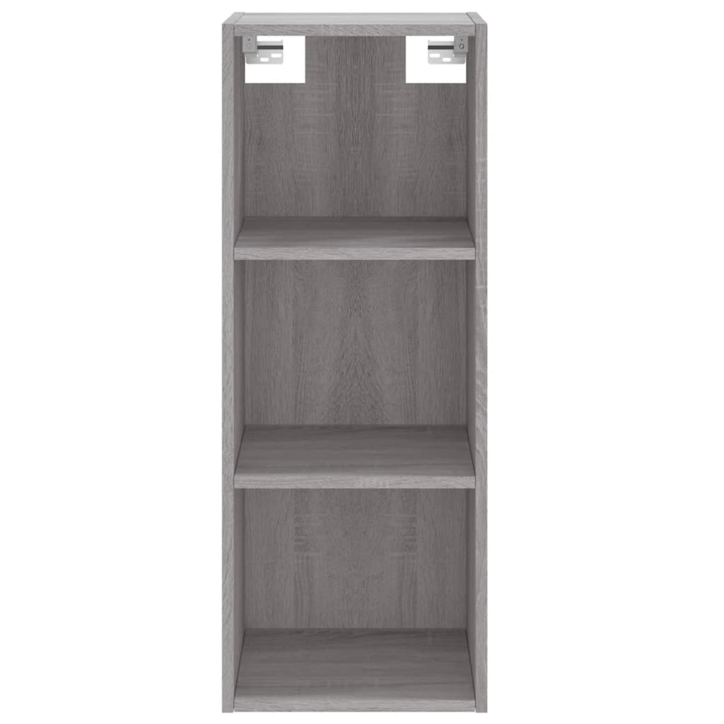 Buffet haut Sonoma gris 34,5x32,5x180 cm Bois d'ingénierie