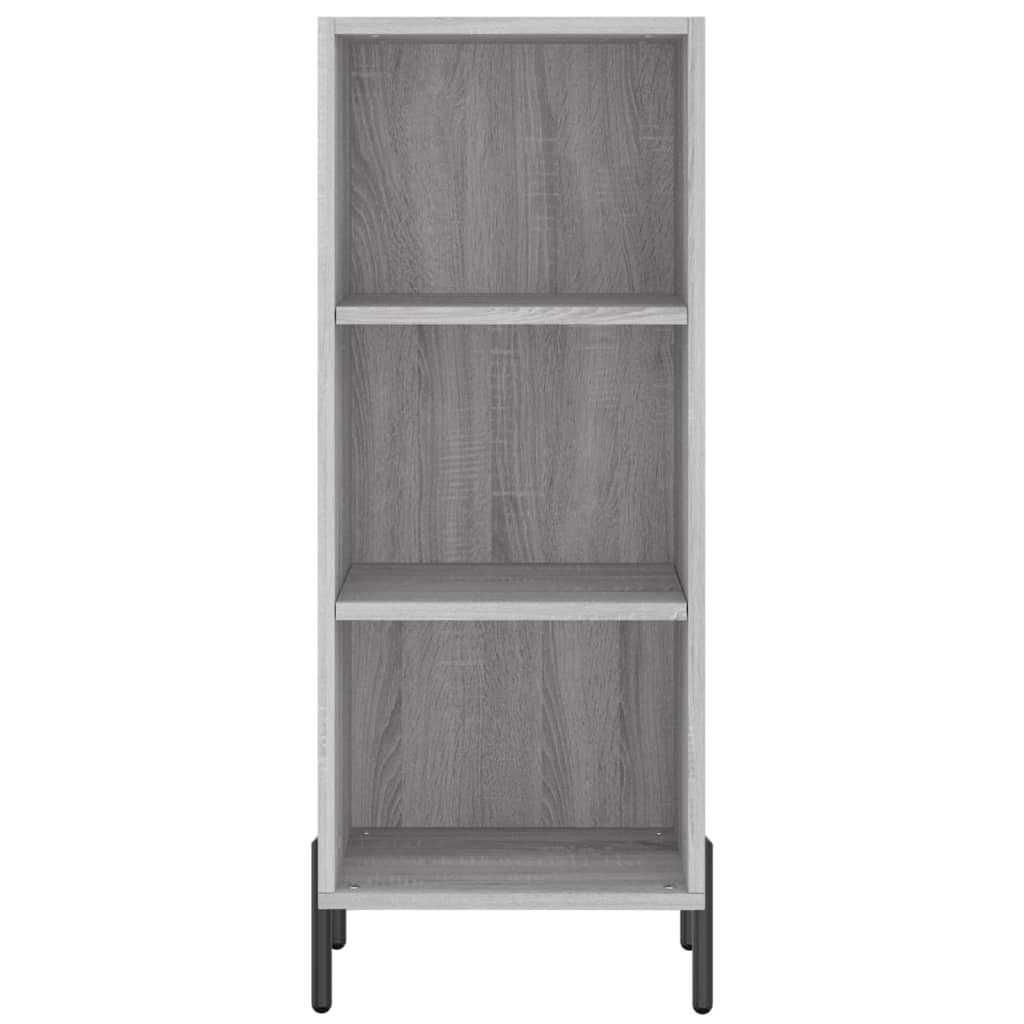 Buffet haut Sonoma gris 34,5x32,5x180 cm Bois d'ingénierie