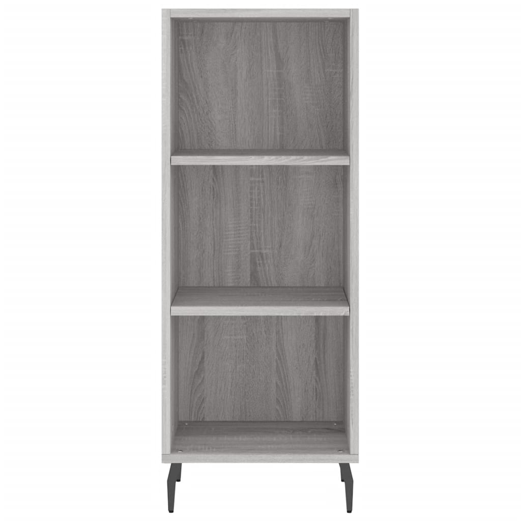 Buffet haut Sonoma gris 34,5x32,5x180 cm Bois d'ingénierie