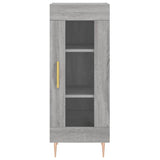 Buffet haut Sonoma gris 34,5x34x180 cm Bois d'ingénierie