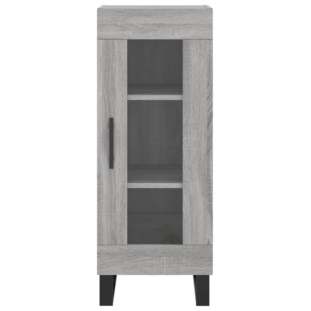 Buffet haut Sonoma gris 34,5x34x180 cm Bois d'ingénierie