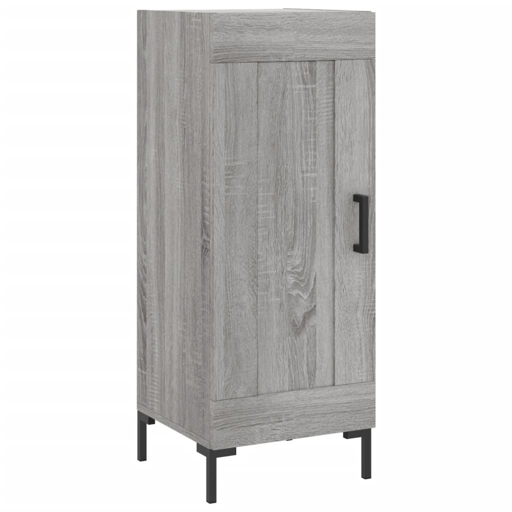 Buffet haut Sonoma gris 34,5x34x180 cm Bois d'ingénierie