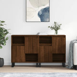 Sideboards 2 pcs oak brown engineered wood