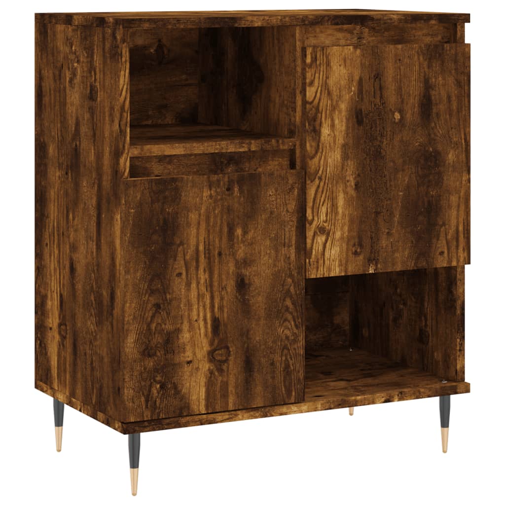 Buffets 3 pcs Chêne fumé Bois d'ingénierie