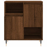 3 pcs Sideboards Brown Oak Engineered Wood