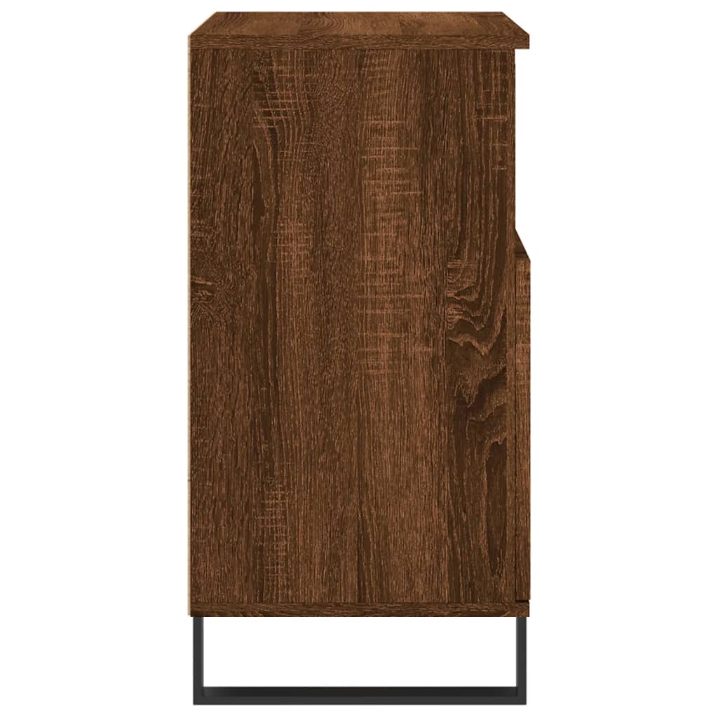 Buffets 3 pcs Chêne marron Bois d'ingénierie