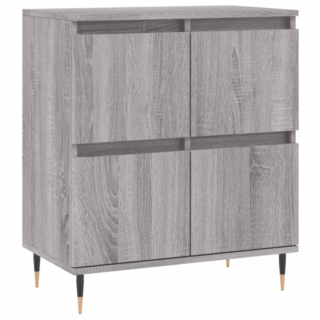 Sideboards 3 Stk. Sonomagrau Holzwerkstoff