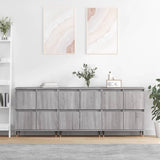 Sideboards 3 Stk. Sonomagrau Holzwerkstoff