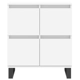 Buffets 3 pcs Blanc Bois d'ingénierie