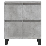 Sideboards 3 Stück aus grauem Beton-Holzwerkstoff