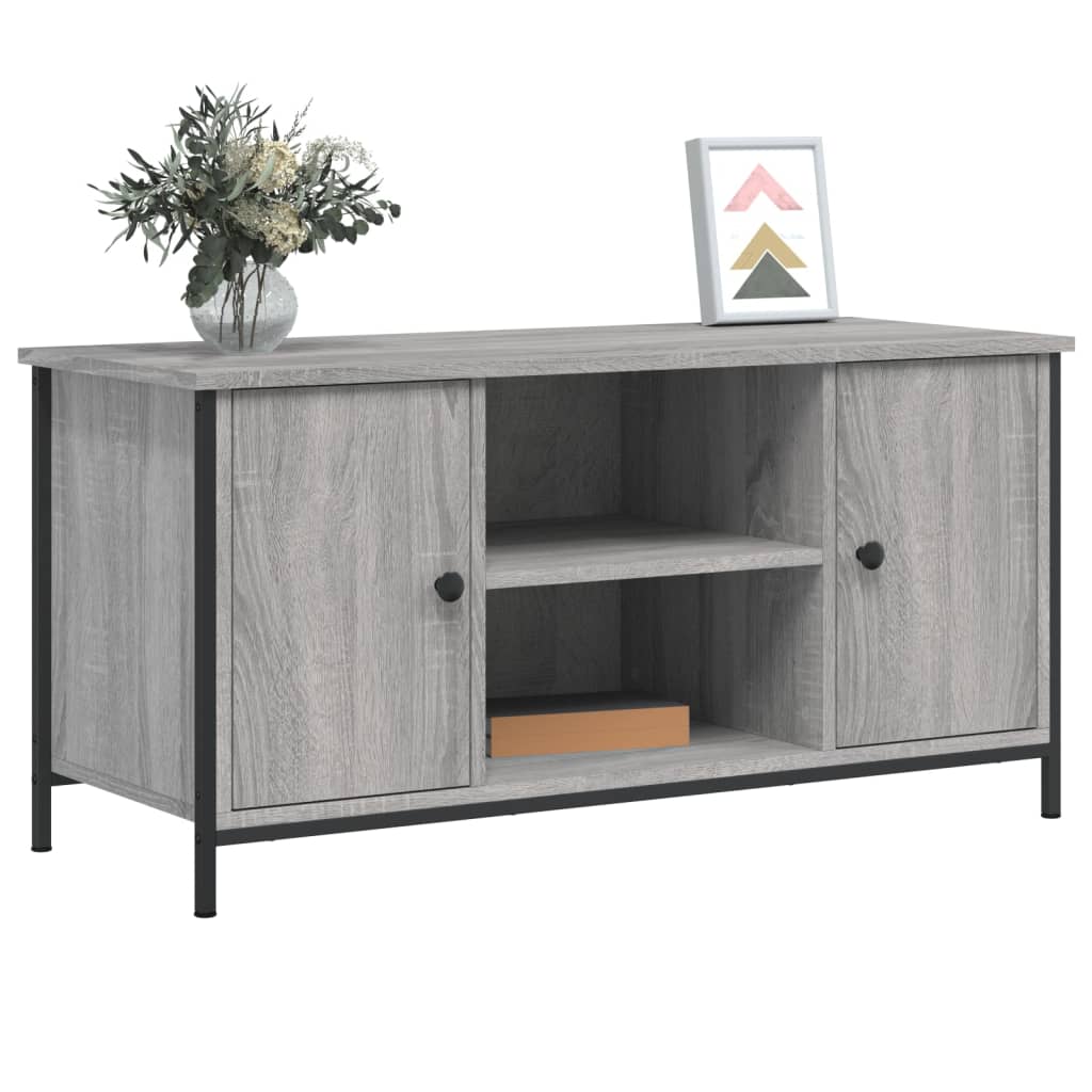 Meuble TV Sonoma gris 100x40x50 cm Bois d'ingénierie