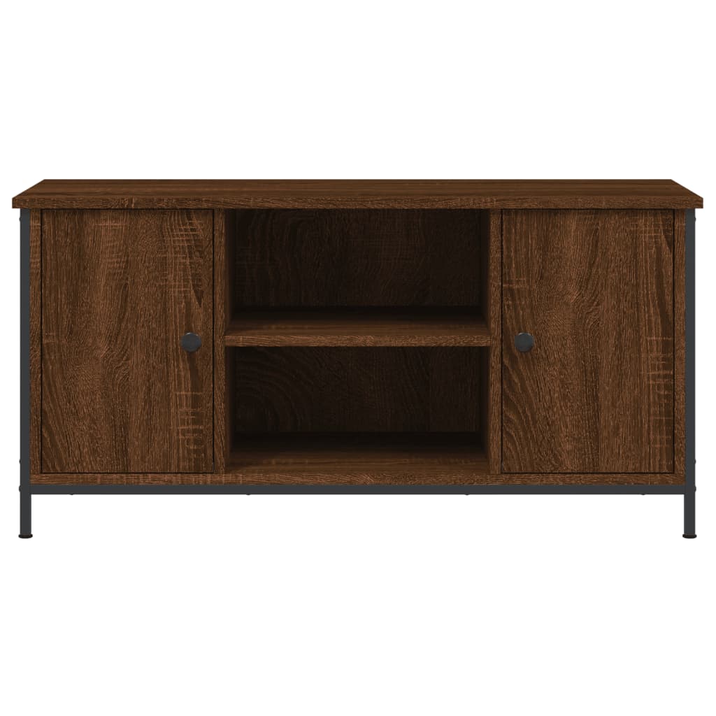 Meuble TV Chêne marron 100x40x50 cm Bois d'ingénierie