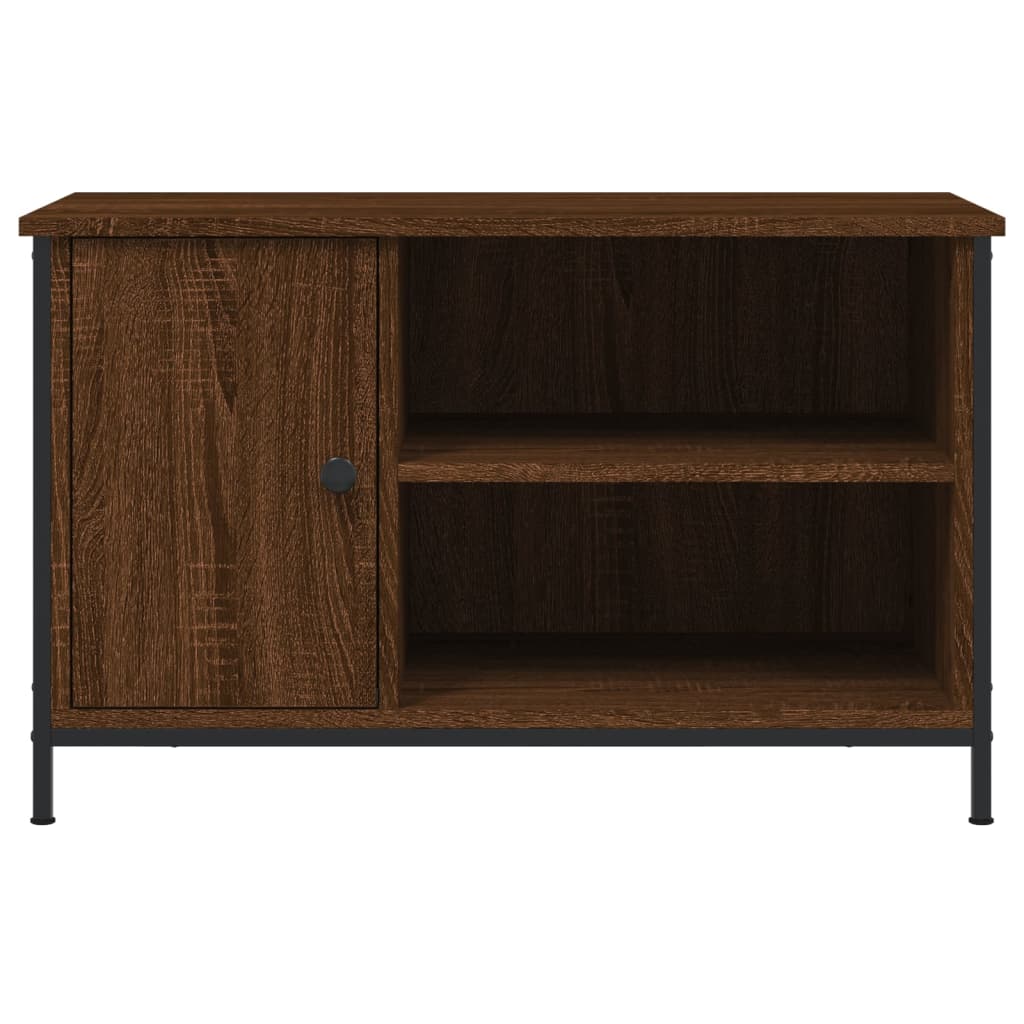 Meuble TV Chêne marron 80x40x50 cm Bois d'ingénierie