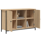 Meuble TV chêne sonoma 100x35x65 cm bois d'ingénierie