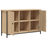 Meuble TV chêne sonoma 100x35x65 cm bois d'ingénierie