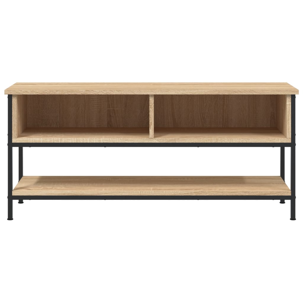 Meuble TV chêne sonoma 100x35x45 cm bois d'ingénierie