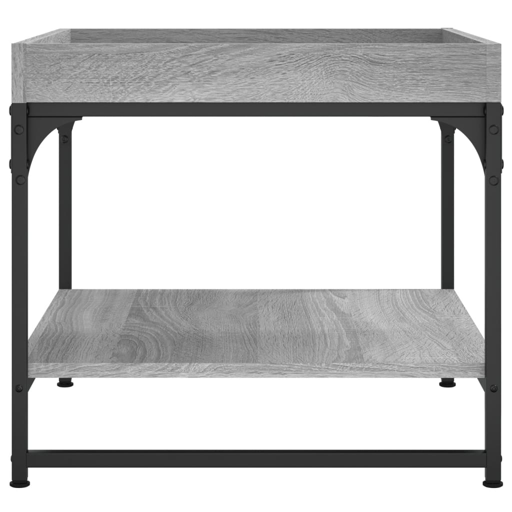 Sonoma coffee table gray 49.5x49.5x45 cm engineered wood