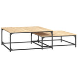 Tables basses gigognes 2 pcs chêne sonoma bois d'ingénierie