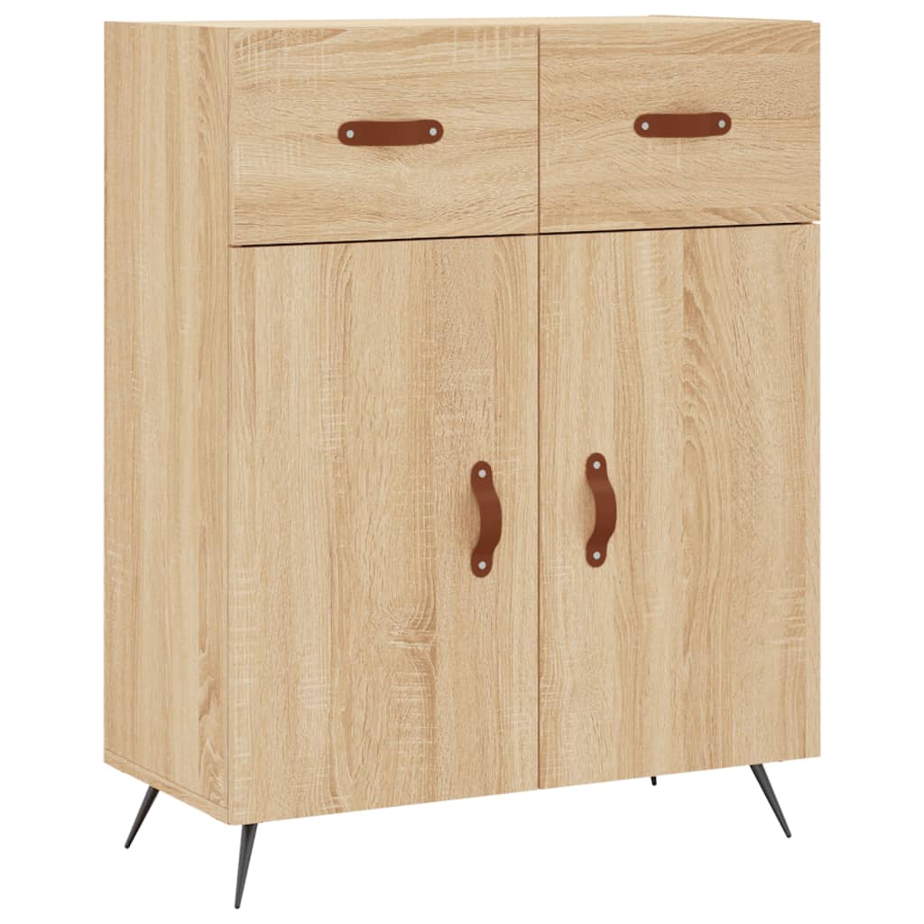 Sonoma oak sideboard 69.5x34x90 cm engineered wood