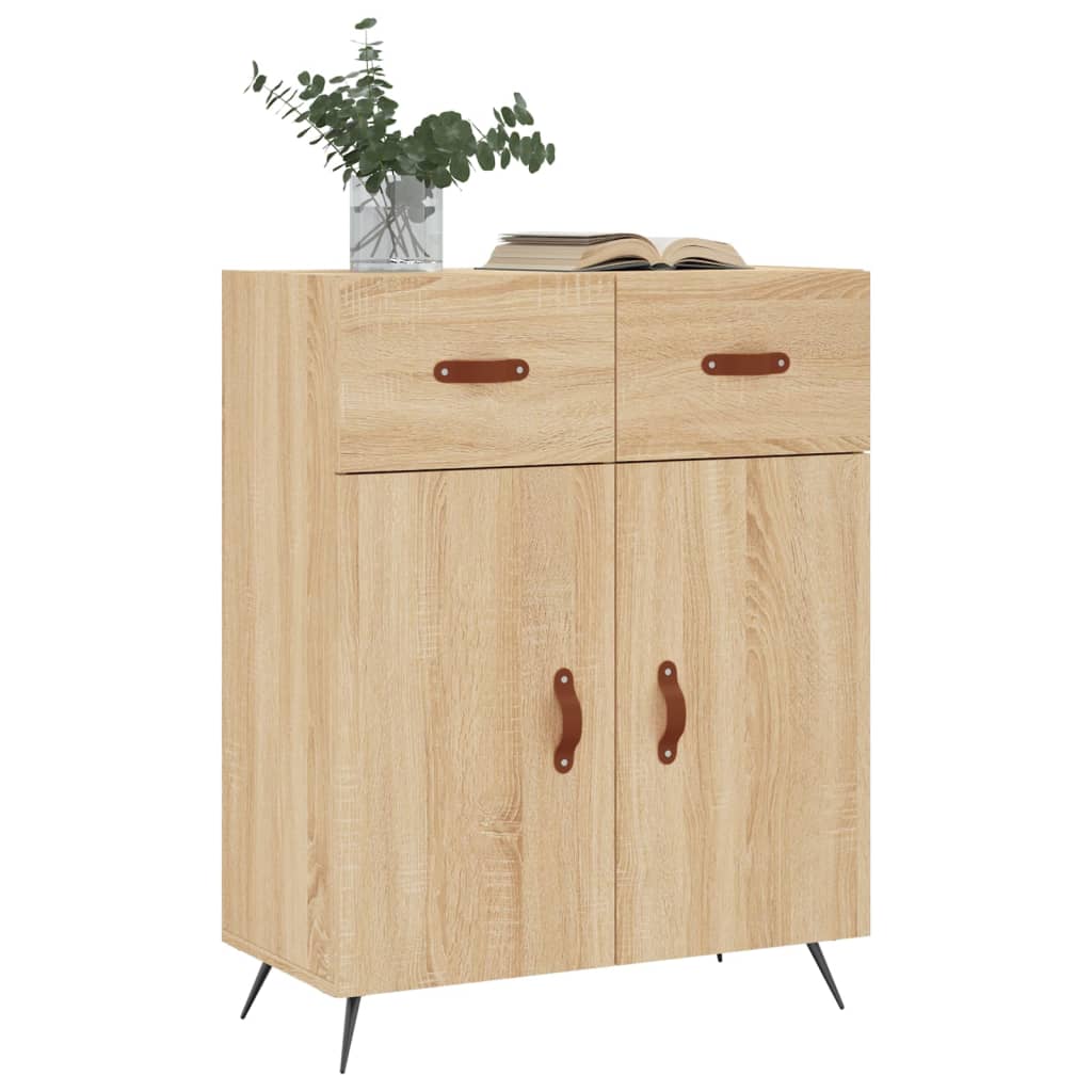 Sonoma oak sideboard 69.5x34x90 cm engineered wood