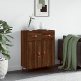 Brown oak sideboard 69.5x34x90 cm engineered wood