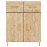 Sonoma oak sideboard 69.5x34x90 cm engineered wood