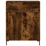 Smoked oak sideboard 69.5x34x90 cm engineered wood