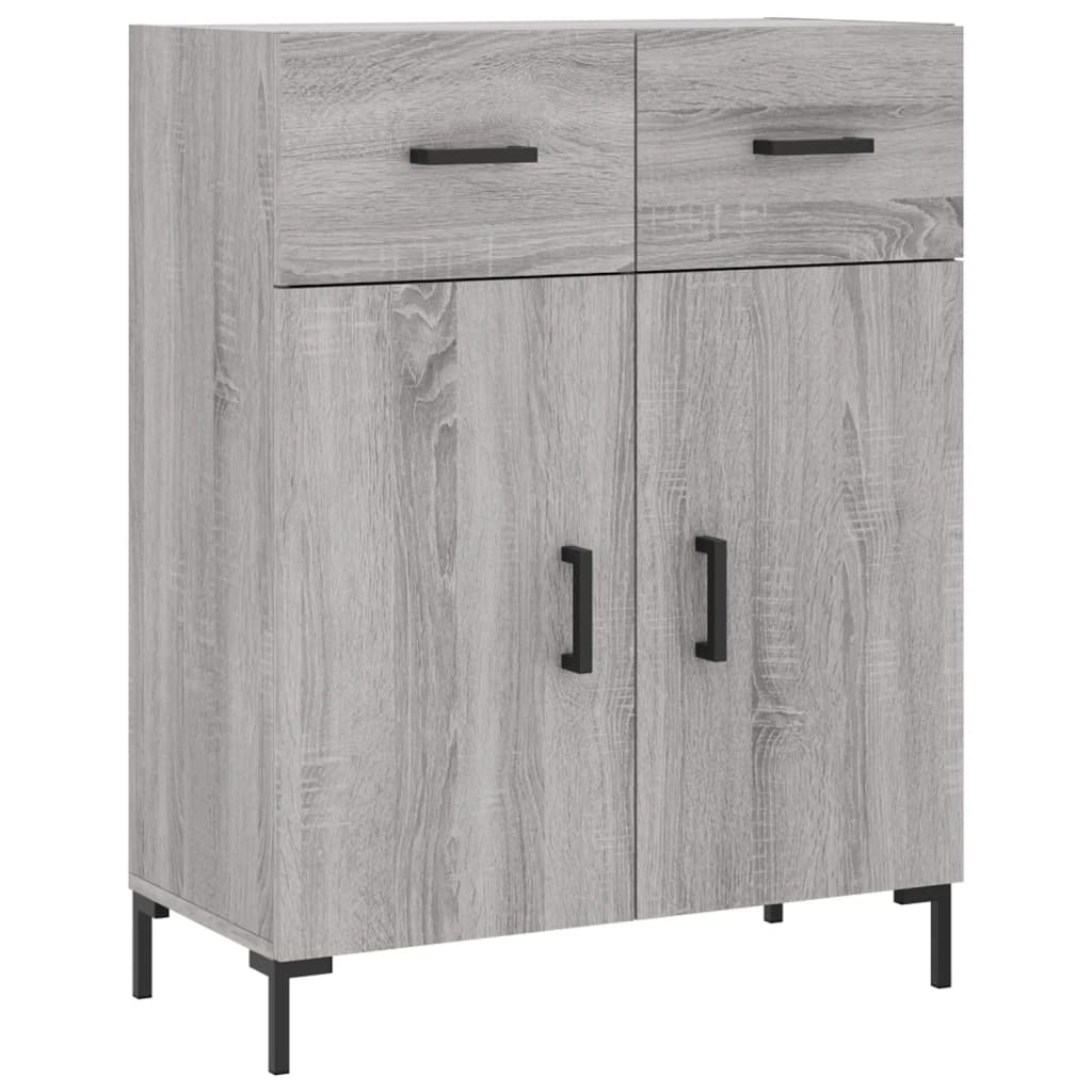 Buffet sonoma gris 69,5x34x90 cm bois d'ingénierie