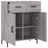 Buffet sonoma gris 69,5x34x90 cm bois d'ingénierie