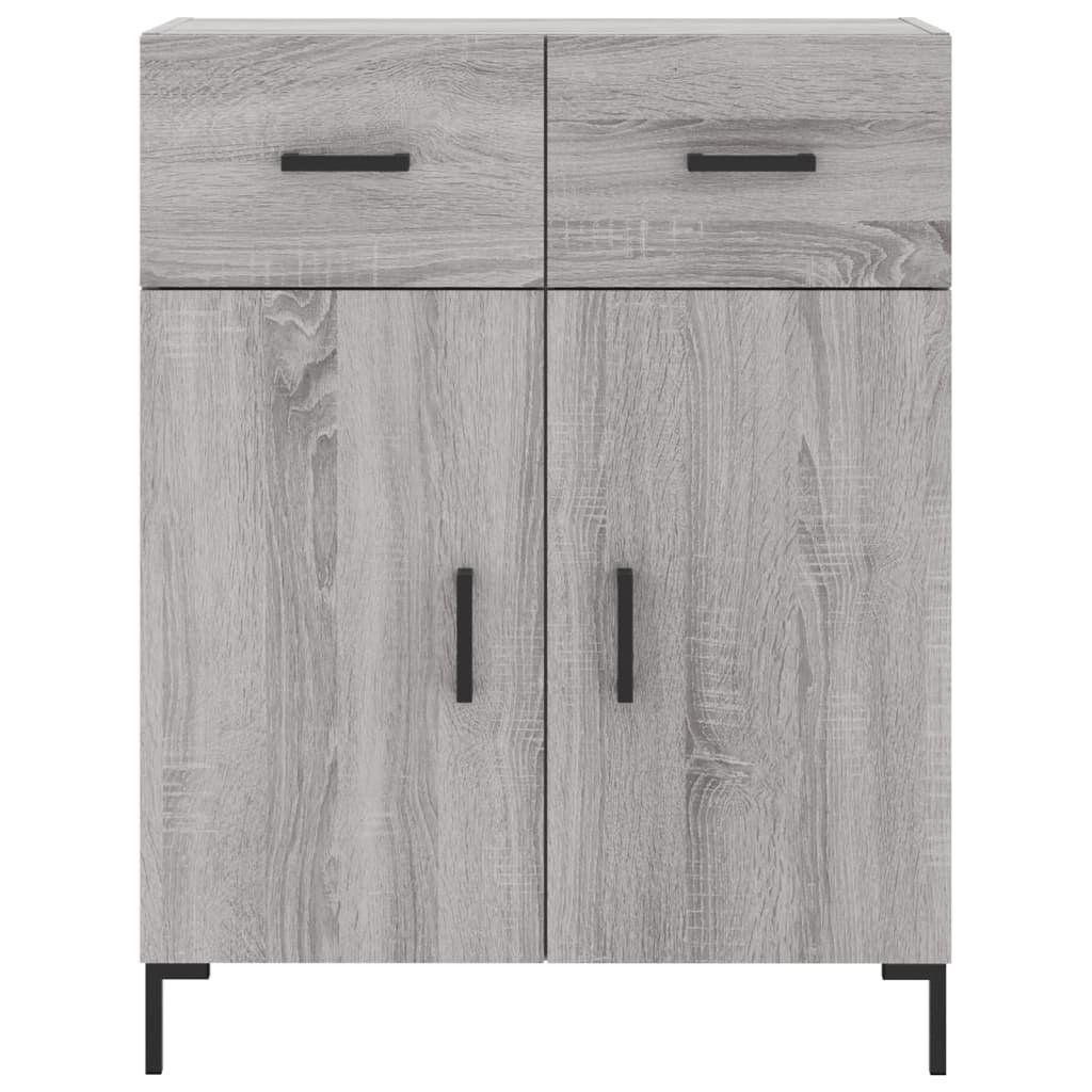 Buffet sonoma gris 69,5x34x90 cm bois d'ingénierie