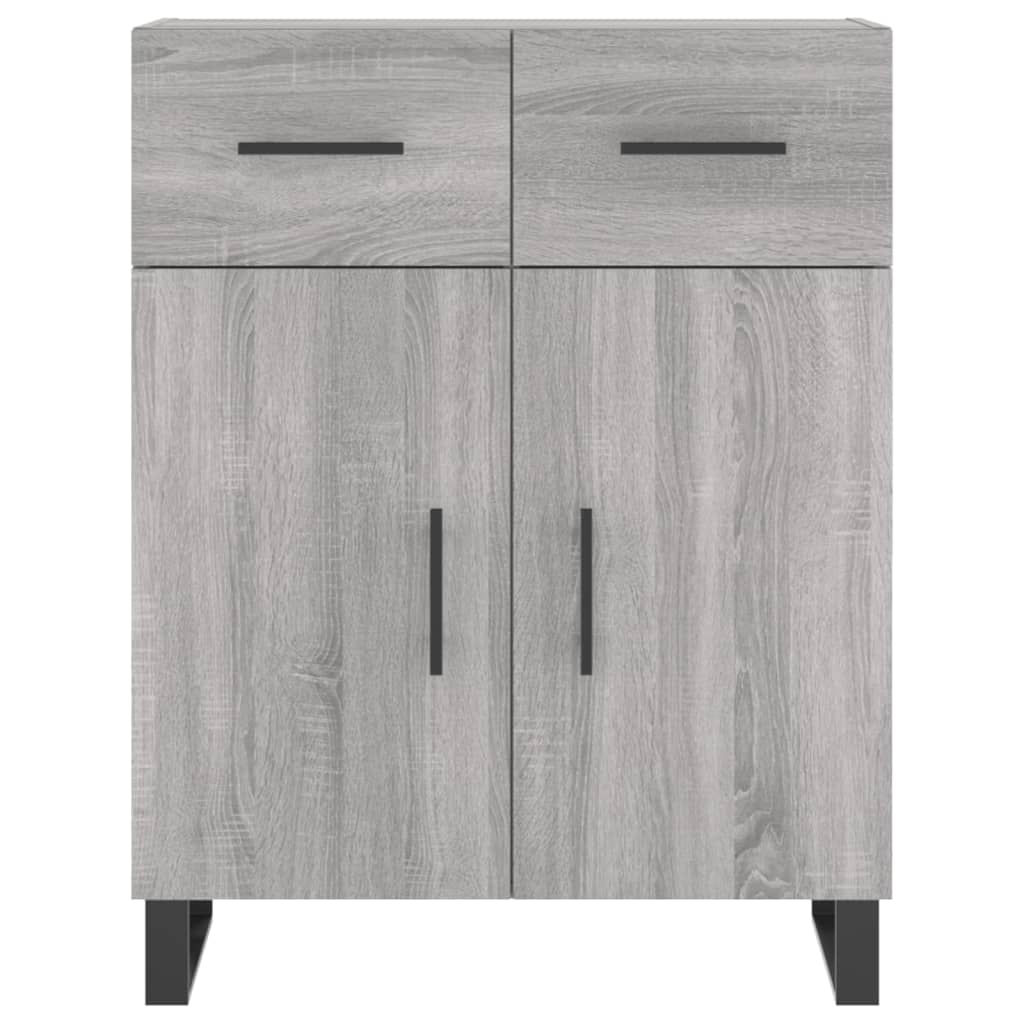 Buffet sonoma gris 69,5x34x90 cm bois d'ingénierie