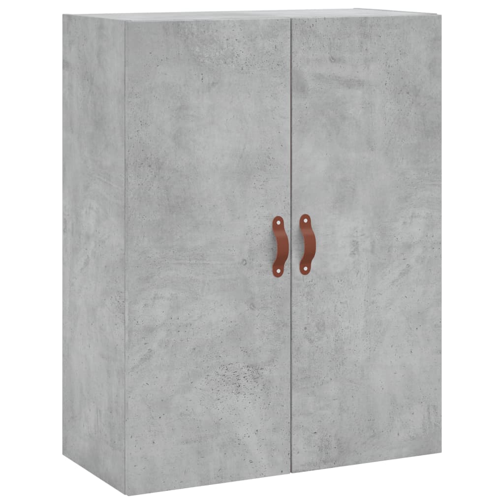 Concrete grey wall cabinet 69.5x34x90 cm