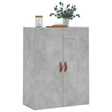 Concrete grey wall cabinet 69.5x34x90 cm