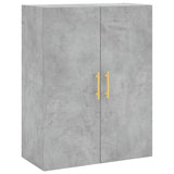 Betongrauer Wandschrank 69,5x34x90 cm