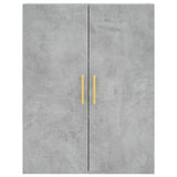 Betongrauer Wandschrank 69,5x34x90 cm