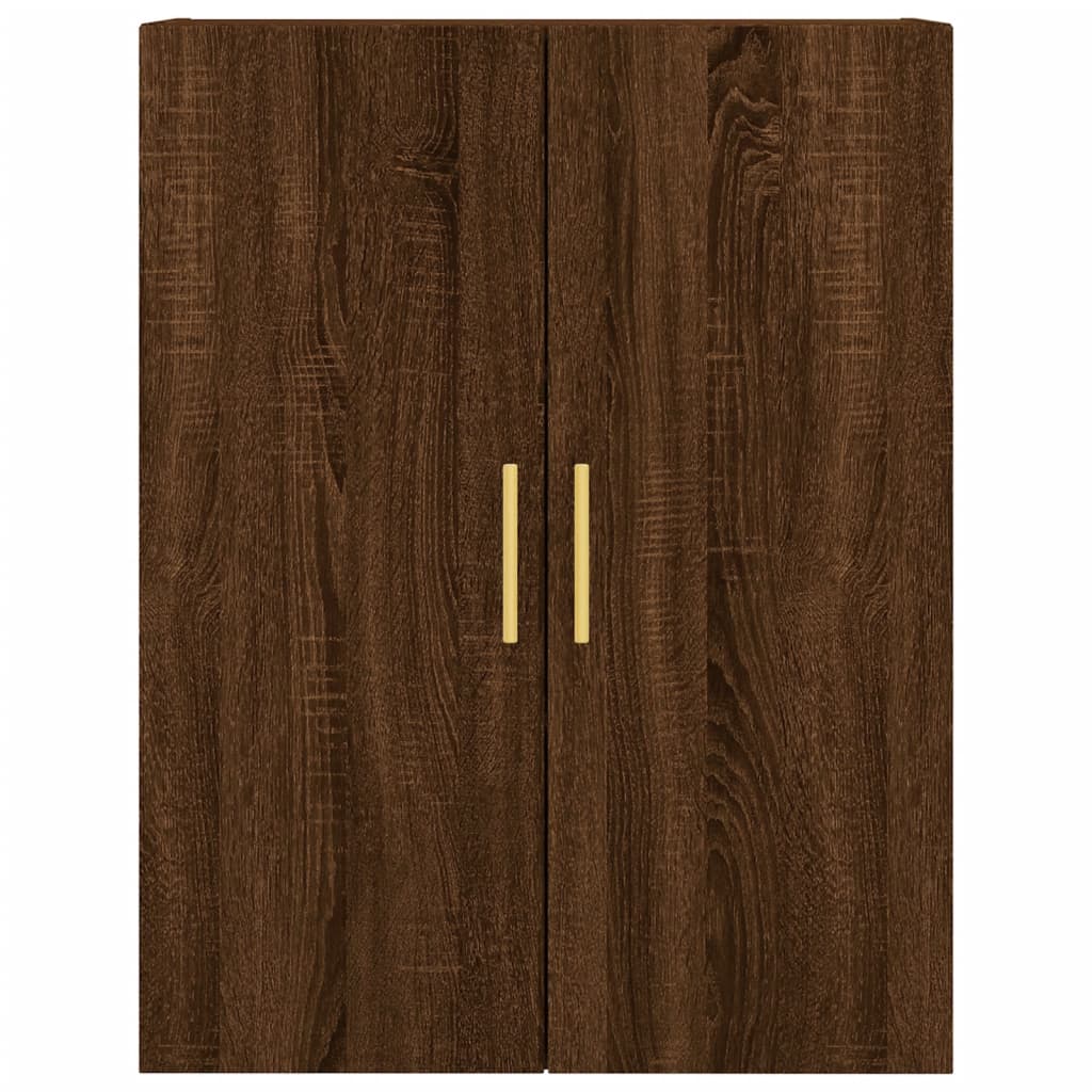 Armoire murale chêne marron 69,5x34x90 cm