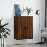 Armoire murale chêne marron 69,5x34x90 cm